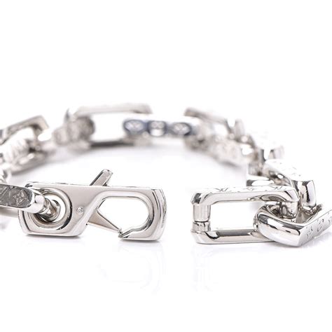 louis vuitton bracelet monogram chain|louis vuitton signature chain bracelet.